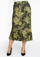 Yoek Rok met ruches MIMOSA | Zwart | Maat 54/56