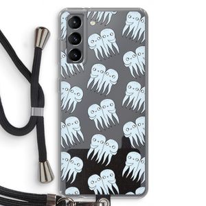 Octopussen: Samsung Galaxy S21 Transparant Hoesje met koord