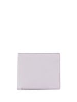 Maison Margiela porte-cartes en cuir à détails de coutures - Violet