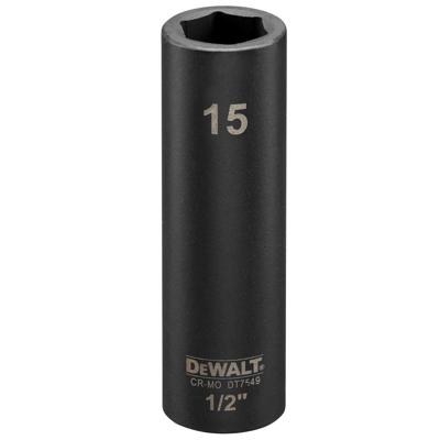 DeWALT DT7549 Krachtdop 1/2" lang | 15mm