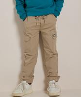 slim fit broek cargo uni