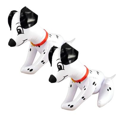 Opblaasbare hond - 2x - Dalmatier - 50 cm - pvc - opblaas decoratie dieren