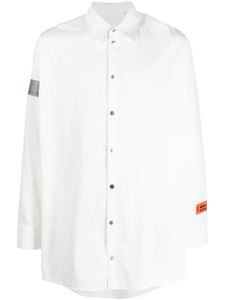 Heron Preston chemise en popeline à bandes contrastantes - Blanc