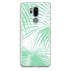 Palmbladeren: LG G7 Thinq Transparant Hoesje