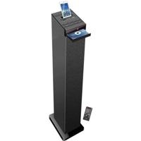 INOVALLEY HP32CD - Bluetooth-geluidstoren, CD-speler, USB - zwart