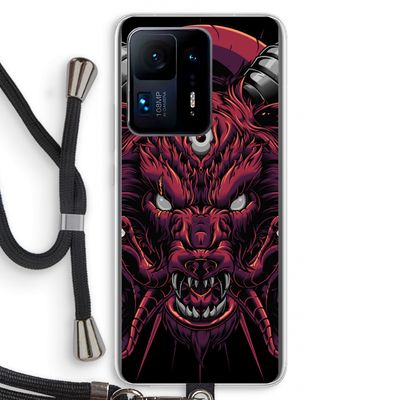Hell Hound and Serpents: Xiaomi Mi Mix 4 Transparant Hoesje met koord