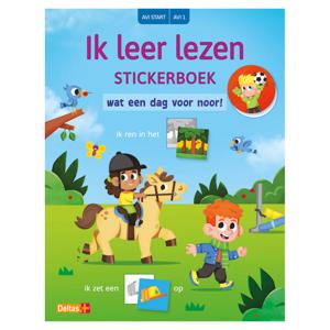 Deltas Ik leer lezen stickerboek - wat een dag voor noor! avi start