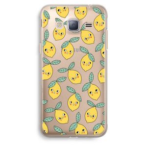 Citroenen: Samsung Galaxy J3 (2016) Transparant Hoesje
