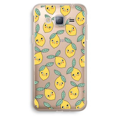 Citroenen: Samsung Galaxy J3 (2016) Transparant Hoesje