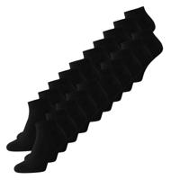 Jack & Jones Sneakersokken Heren JACDONGO 20-pack Zwart-One size (41-46) Jack & Jones Sneakersokken Heren JACDONGO 20-pack Zwart-One size (41-46)