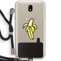 Banana: Samsung Galaxy J7 (2017) Transparant Hoesje met koord