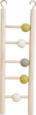 Zolux ladder hout 5 treden met kralen