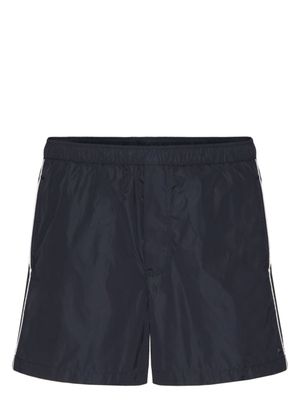 Valentino Garavani short de bain à détails de clous - Bleu