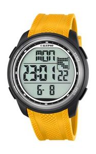 Horlogeband Calypso K5704-1 Kunststof/Plastic Geel