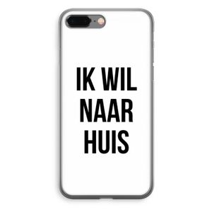 Ik wil naar huis: iPhone 8 Plus Transparant Hoesje
