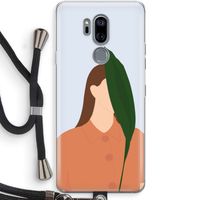 Leaf: LG G7 Thinq Transparant Hoesje met koord