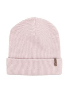 Brunello Cucinelli Kids bonnet nervuré à détail de chaîne - Rose