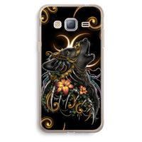Huilende Wolf: Samsung Galaxy J3 (2016) Transparant Hoesje