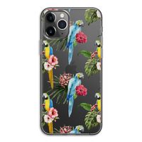 Kleurrijke papegaaien: iPhone 11 Pro Transparant Hoesje