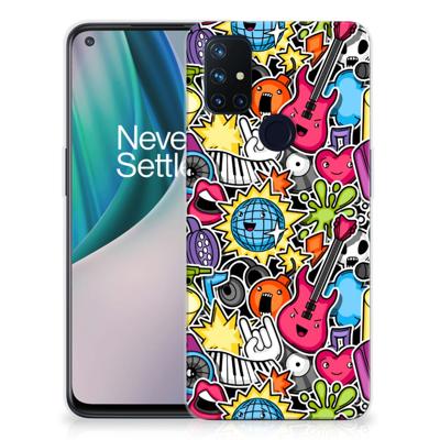 OnePlus Nord N10 5G | Sillicone Back Cover | Punk Rock OnePlus Nord N10 5G | Sillicone Back Cover | Punk Rock