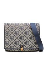 Tory Burch sac à bandoulière à logo en jacquard - Bleu - thumbnail