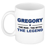 Gregory The man, The myth the legend collega kado mokken/bekers 300 ml