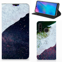 Huawei P30 Lite New Edition Stand Case Sea in Space