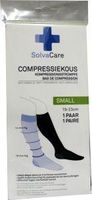 Compressiekous zwart S 19 - 23 cm Compressiekous zwart S 19 - 23 cm