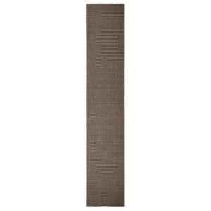 vidaXL Vloerkleed 66x350 cm natuurlijk sisal bruin