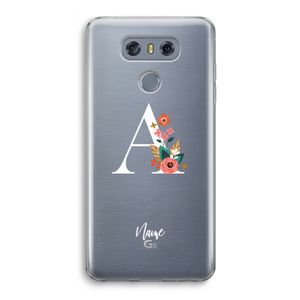 Pink Bouquet: LG G6 Transparant Hoesje