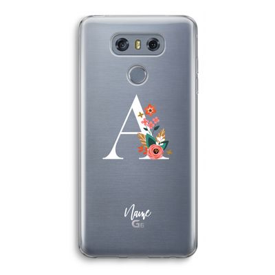 Pink Bouquet: LG G6 Transparant Hoesje