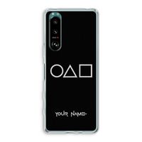 Squid Game: Sony Xperia 5 III Transparant Hoesje