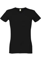 Alan Red Baltimora T-Shirt zwart, Effen