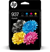 HP inktcartridge 937, 800 - 1.250 pagina&apos;s, OEM 6C400NE, 4 kleuren