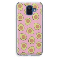 Dancing avocados: Samsung Galaxy A6 (2018) Transparant Hoesje