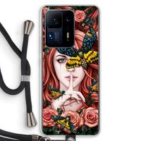 Lady Moth: Xiaomi Mi Mix 4 Transparant Hoesje met koord