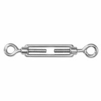 AMIG Spanschroeven/draadspanner met oog/oog - 1x - 11cm - 316L RVS - 200kg - M8 schroefdraad