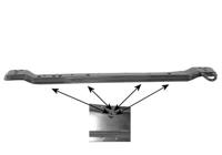 Dwarsligger Onder Voorpaneel 1650681