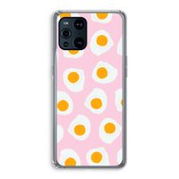 Dancing eggs: Oppo Find X3 Transparant Hoesje