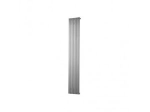 Plieger Cavallino Retto Dubbel 7253025 radiator voor centrale verwarming Metallic, Zilver Staal 2 kolommen Design radiator