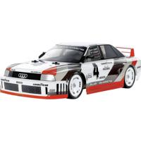 Tamiya 1:10 RC auto Elektro RC Audi 90 quattro Racing Lac.TT-02 Wit, Smoke 4WD TT-02 2,4 GHz Gelakt