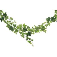 Chaks kunstplant/hangplant slinger - Klimop/hedera - groen - 180 cm