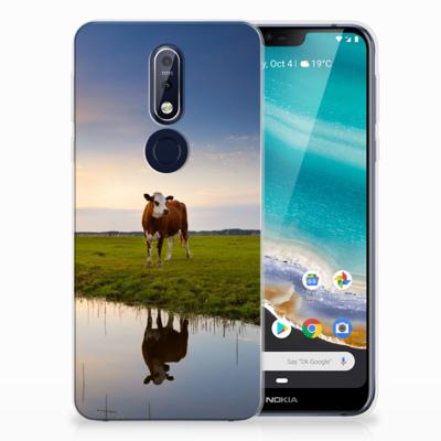 Nokia 7.1 | TPU Hoesje | Koe