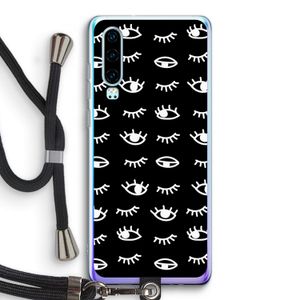 Eye pattern #3: Huawei P30 Transparant Hoesje met koord