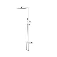 Regendouche set Aloni Quadro | Opbouw | 22 cm | Thermostaatkraan | Incl.Handdoucheset | Chroom