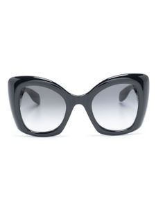 Alexander McQueen Eyewear lunettes de soleil à monture papillon - Noir