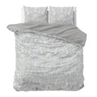 Dekbedovertrek Cherine - Grijs - Lits-Jumeaux (240x220 Cm) - Microvezel - Patroon - Sleeptime - Dekbed-Discounter.nl