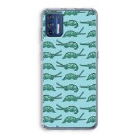 Kroko: Motorola Moto G9 Plus Transparant Hoesje