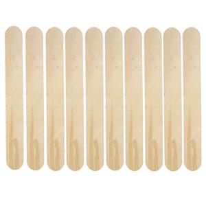 Ijslollie stokjes - 100x - naturel - 20 x 2,5 cm - hobby knutsel houtjes