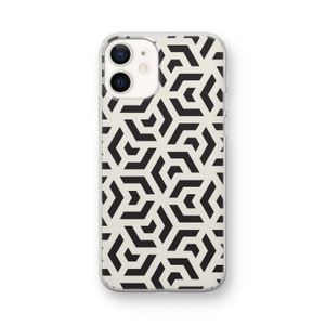 Crazy pattern: iPhone 12 mini Transparant Hoesje